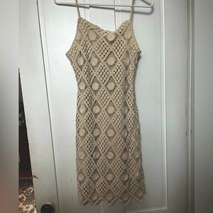 Crochet Summer Mini Dress